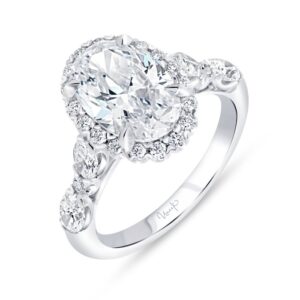 Halo Oval Shaped Engagement Ring