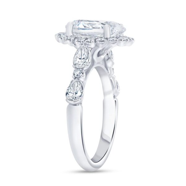 Halo Engagement Ring - Image 2