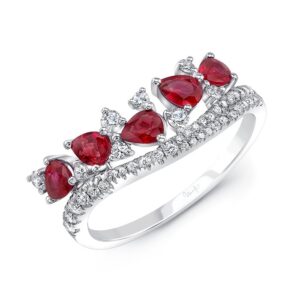 Round Ruby Fashion Ring