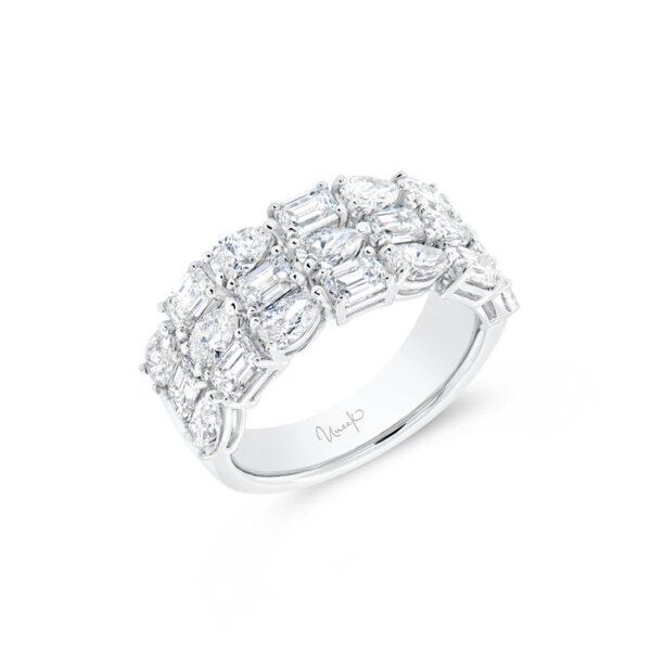 3-Row Diamond Anniversary Ring