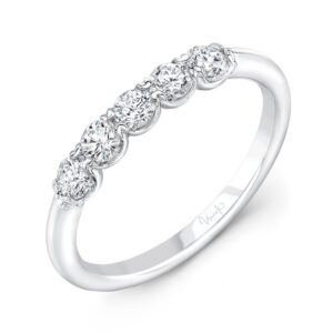 1-Row Diamond Wedding Ring