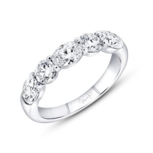 Five-Stone Oval Shaped Eternity Ring