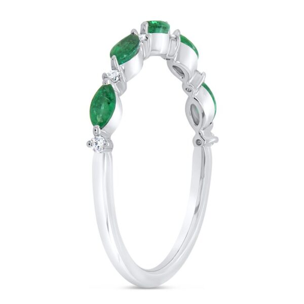 1-Row Marquise Diamond Fashion Ring - Image 2