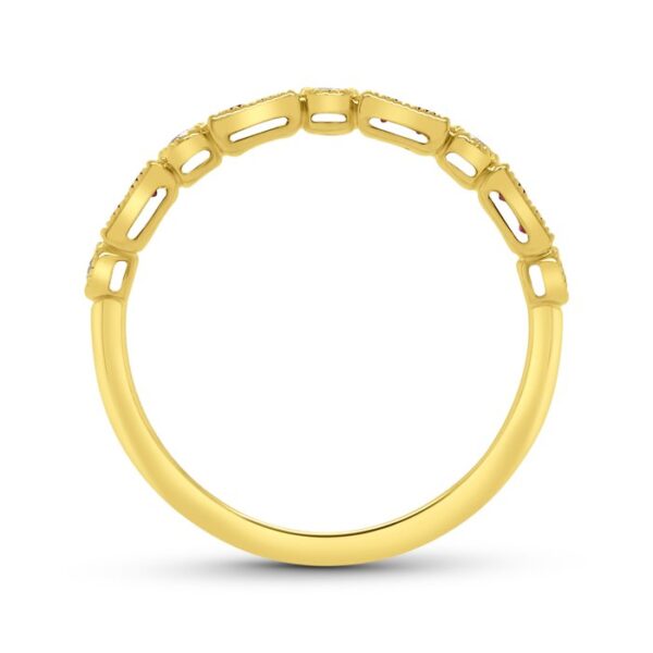 1-Row Princess Cut Ruby Fashion Ring - Image 3