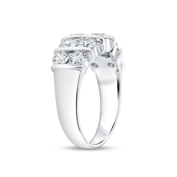 2-Row Round Diamond Fashion Ring - Image 2
