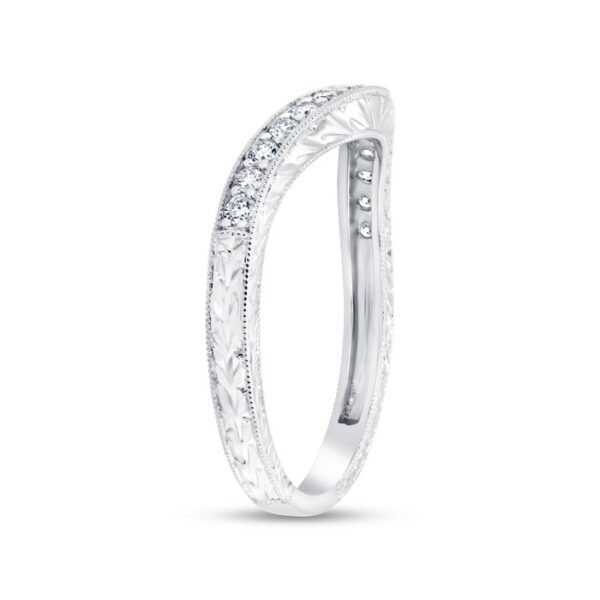 Curved Wedding Ring - Image 2