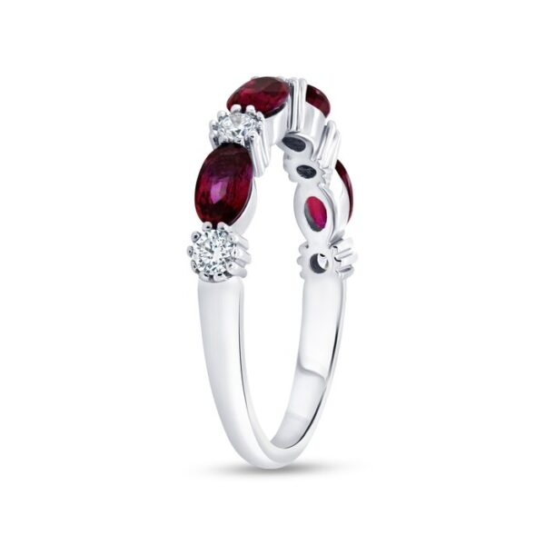Oval Shaped Ruby Fashion Ring - Image 2