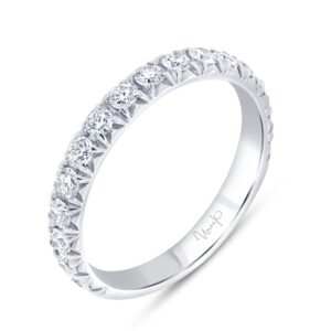 1-Row Diamond Wedding Ring