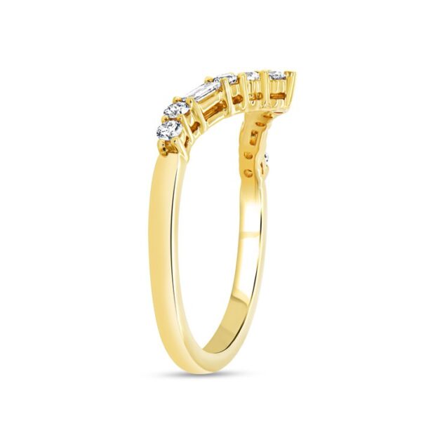 Curved Wedding Ring - Image 2
