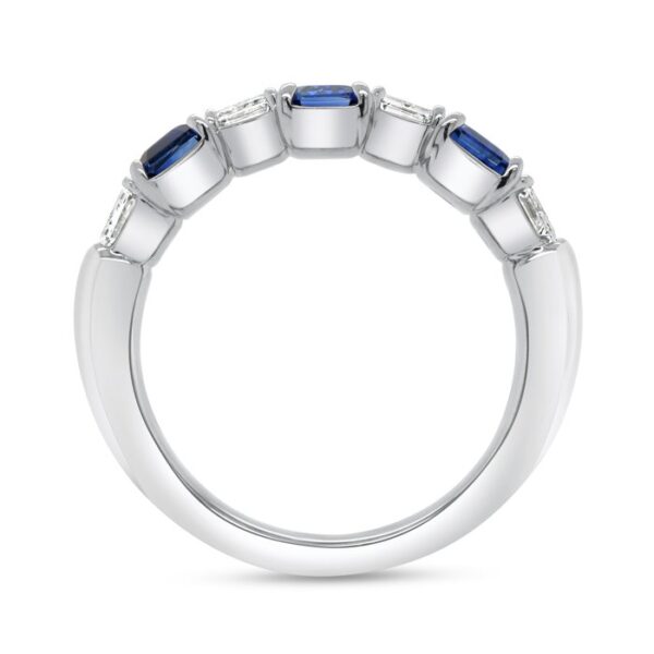 Seven-Stone Emerald Cut Diamond Fashion Ring - Image 3
