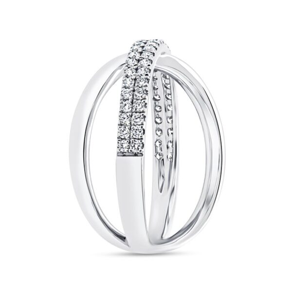 Twist Diamond Fashion Ring - Image 2