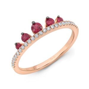 Round Ruby Fashion Ring