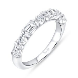 Emerald Cut Diamond Wedding Ring