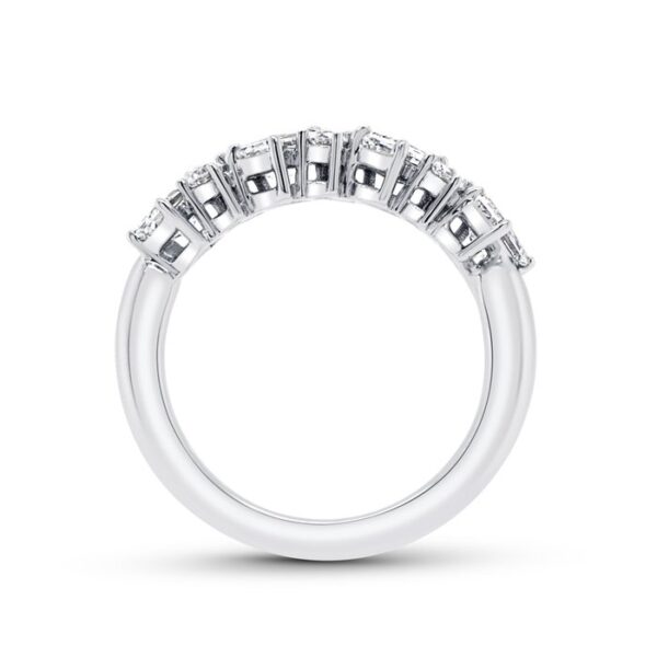 1-Row Emerald Cut Diamond Anniversary Ring - Image 3