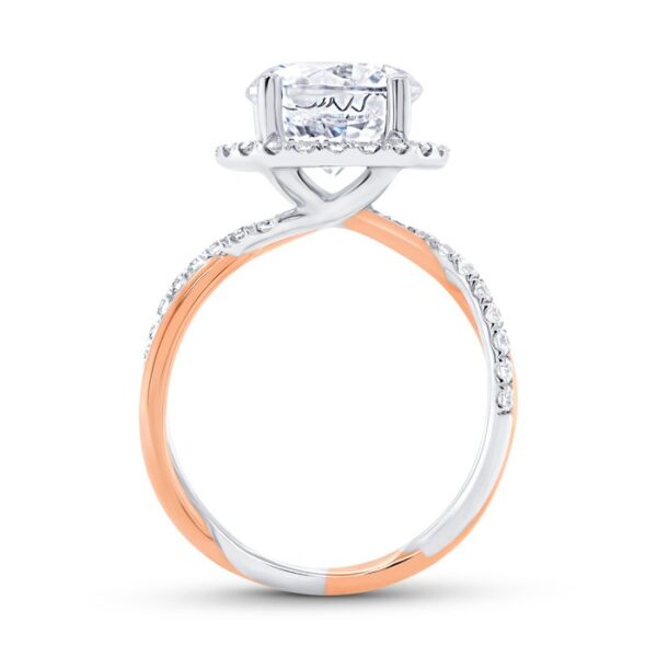 Halo Engagement Ring - Image 3