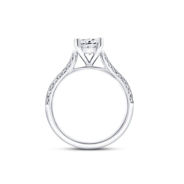 Knife-Edge Engagement Ring - Image 3