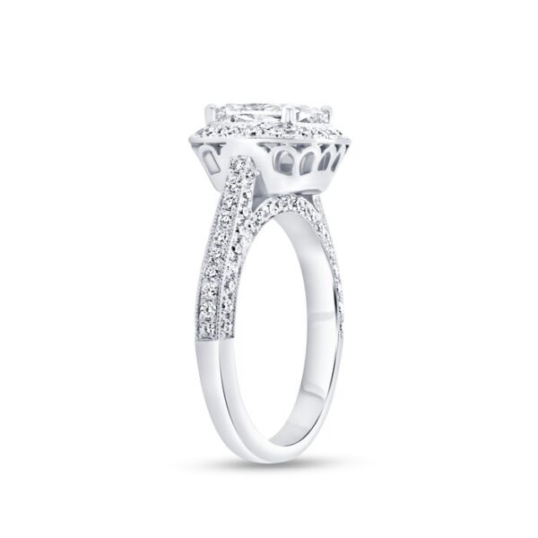 Halo Engagement Ring - Image 2