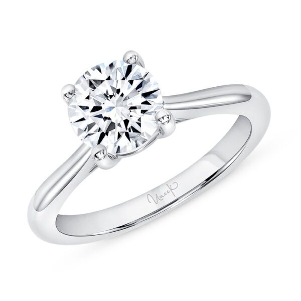 Solitaire Round Engagement Ring