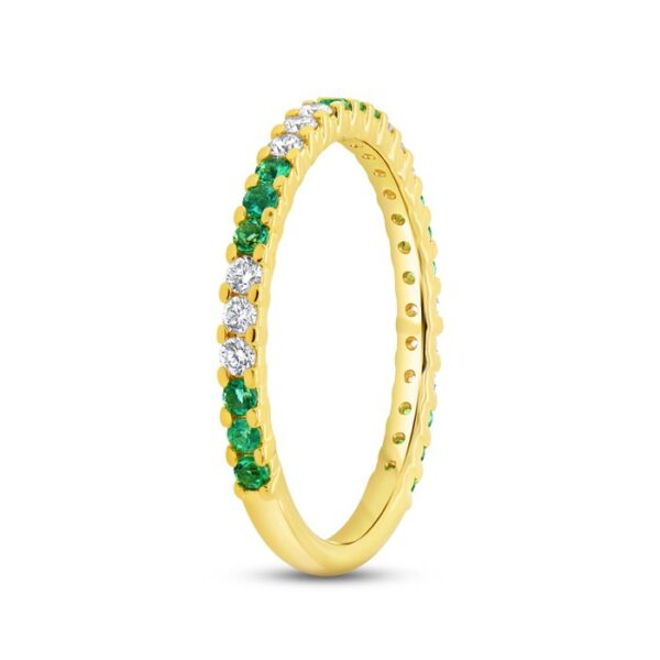 Round Blue Sapphire Fashion Ring - Image 2