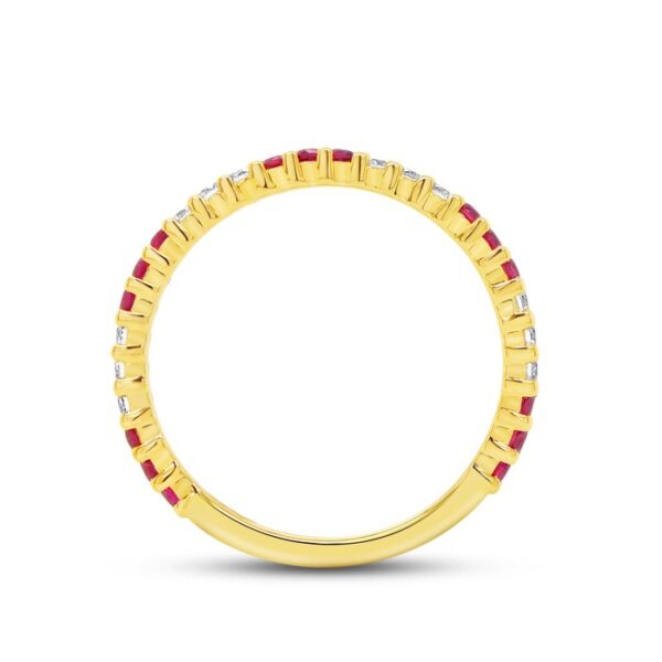 Round Ruby Fashion Ring - Image 3