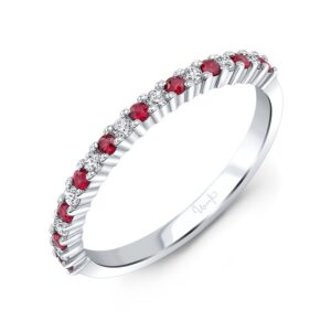 Straight Round Ruby Fashion Ring