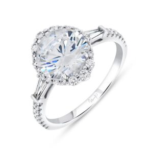 Halo Round Engagement Ring