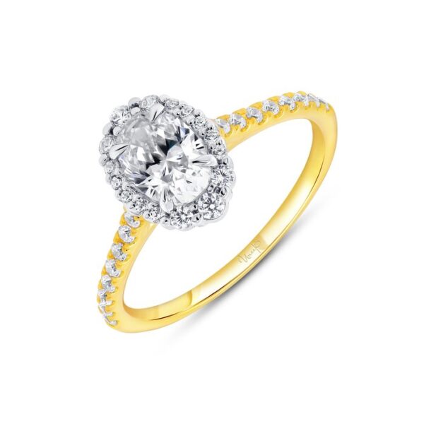 Halo Oval Shaped Engagement Ring