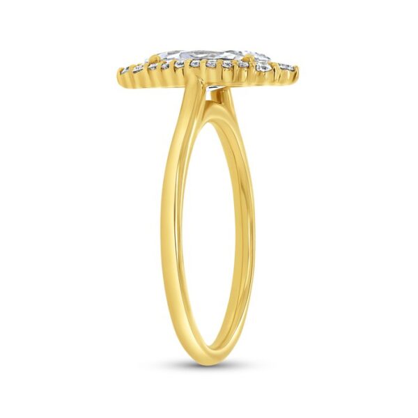 Halo Marquise Engagement Ring - Image 2