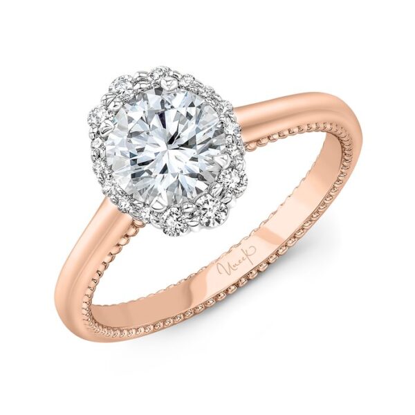 Halo Round Engagement Ring