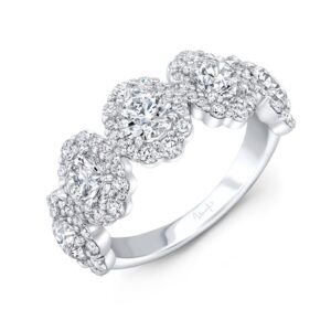 5-Stone-Halo Fashion Ring