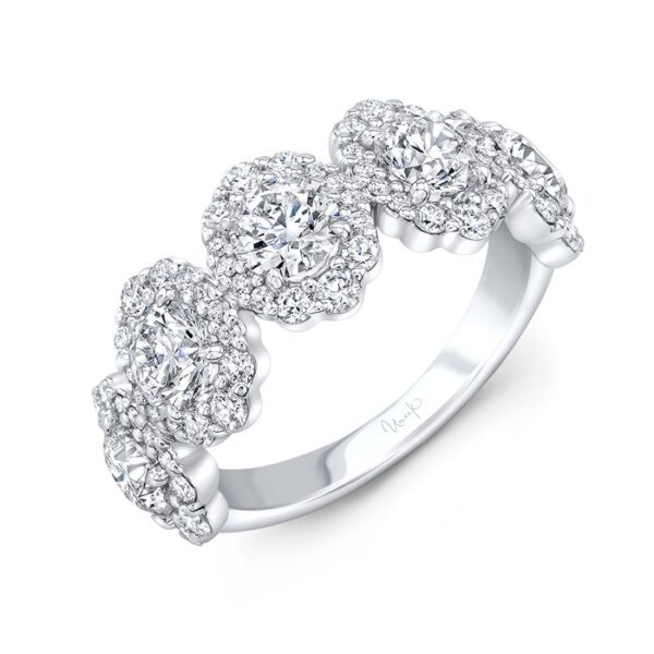 5-Stone-Halo Fashion Ring