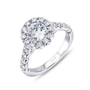 1-Row Round Engagement Ring