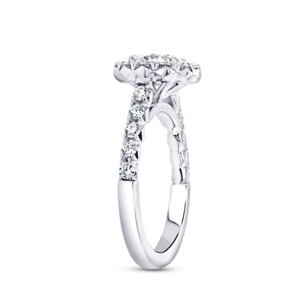 1-Row Round Engagement Ring - Image 2