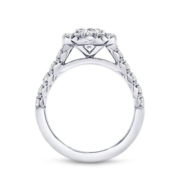 1-Row Round Engagement Ring - Image 3