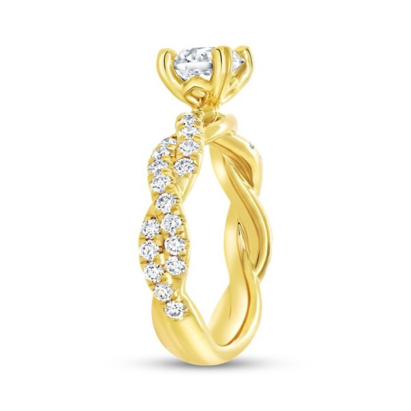 Twist Engagement Ring - Image 2