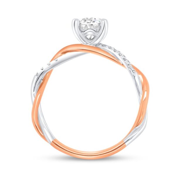 Twist Engagement Ring - Image 3
