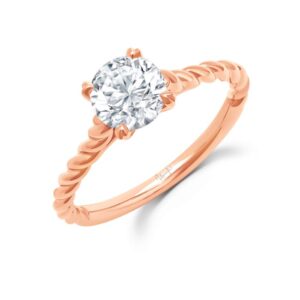 Solitaire Round Engagement Ring
