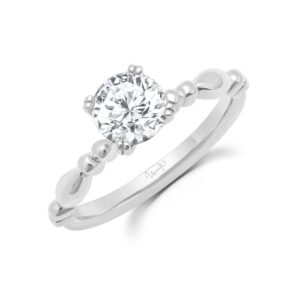 Solitaire Round Engagement Ring