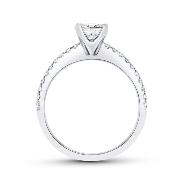 Straight Round Engagement Ring - Image 3
