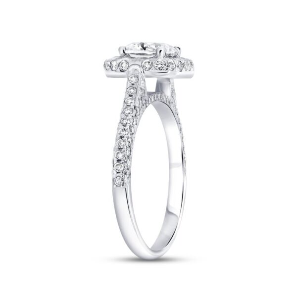 Halo Engagement Ring - Image 2