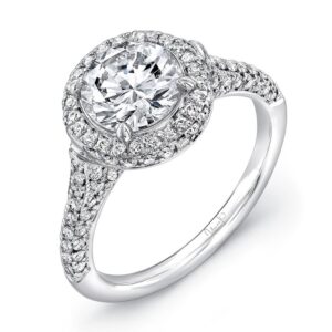 Halo Engagement Ring