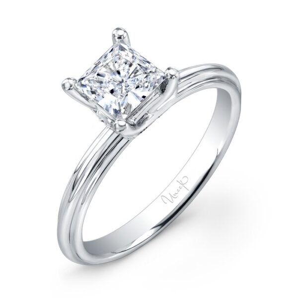 Solitaire Princess Cut Engagement Ring