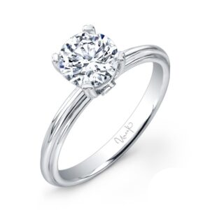Solitaire Round Engagement Ring