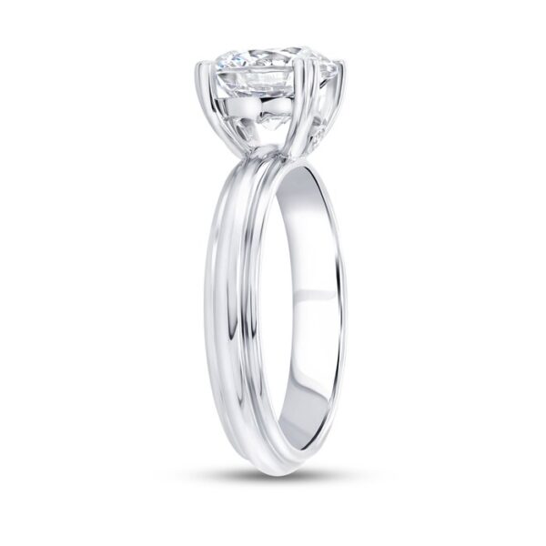 Solitaire Round Engagement Ring - Image 2
