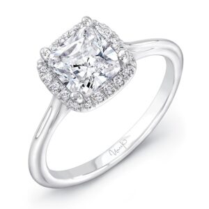 Halo Round Engagement Ring