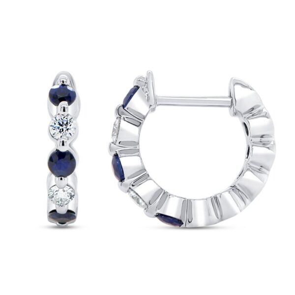 1-Row Huggie Earrings - Image 2