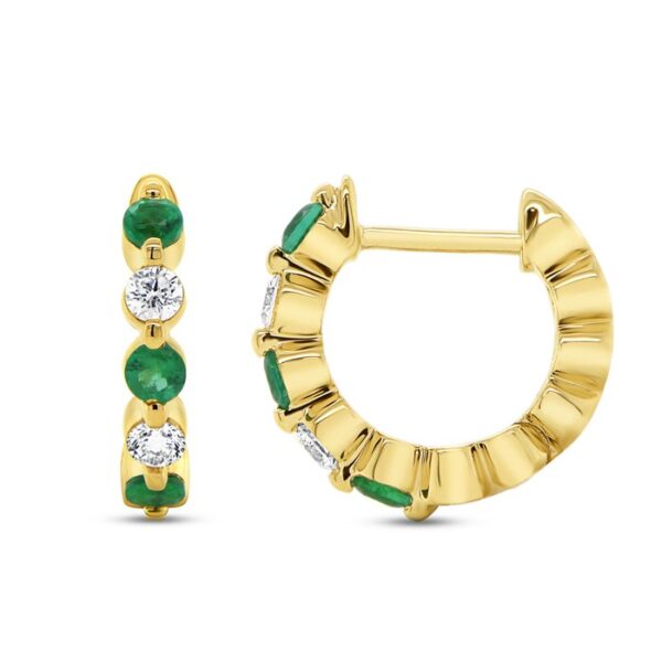 1-Row Huggie Earrings - Image 2