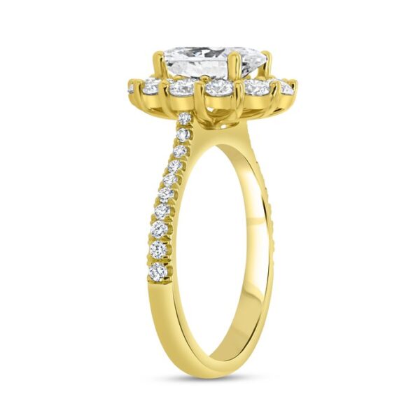 Halo Engagement Ring - Image 2