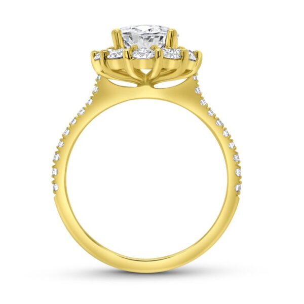 Halo Engagement Ring - Image 3