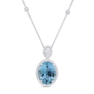 Drop Oval Shaped Drop Pendant